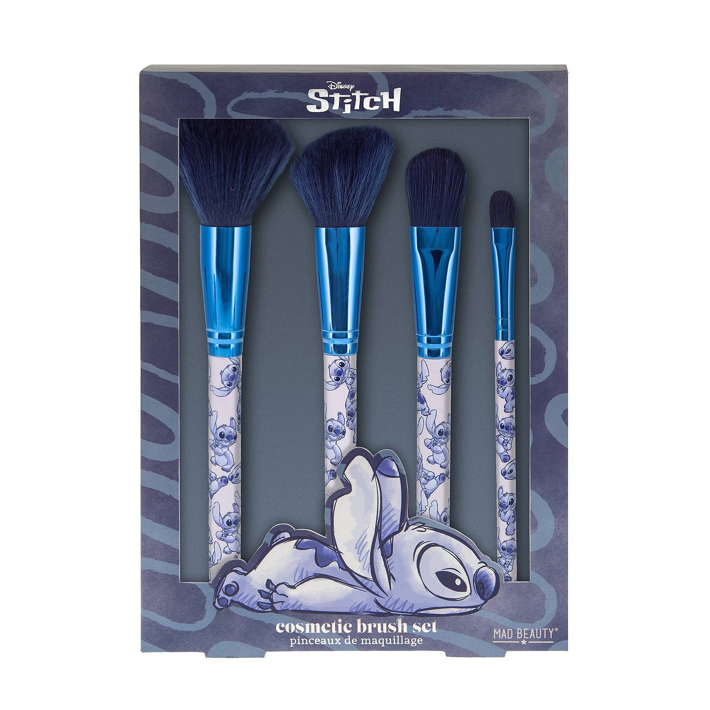 Mad Beauty Disney Stitch Denim cosmetische penseelset - The Spotlight Make-Up