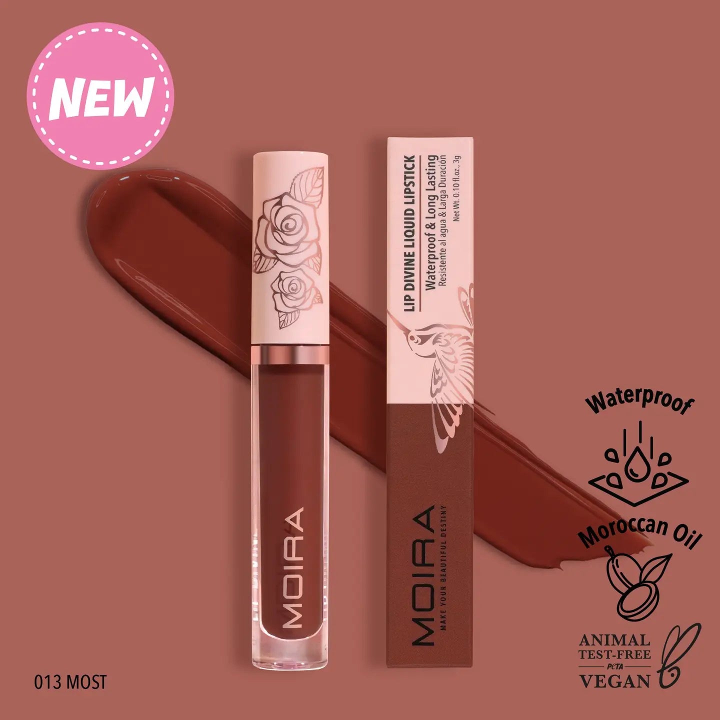Moira Cosmetics Lip Divine Liquid Lipstick - The Spotlight Make-Up