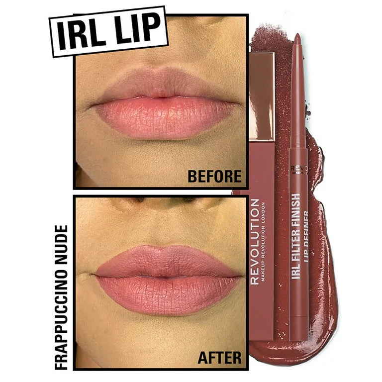 Make-up - Revolution - IRL - Filter - Finish - Lip - Definer - Frappuccino - Nude - The Spotlight Make-Up