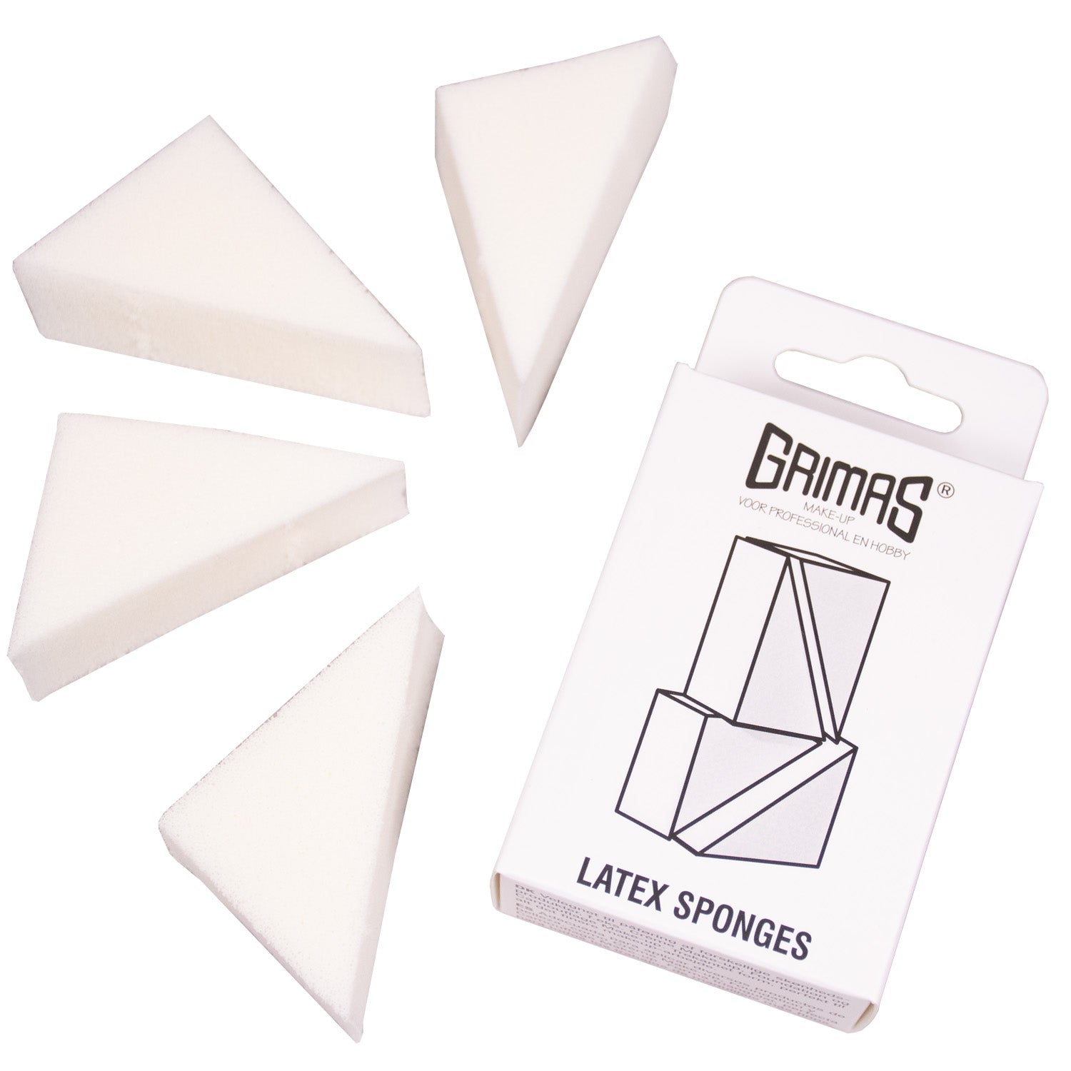 Grimas - Latex - Sponges - 4 - Pieces - The Spotlight Make-Up
