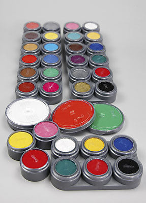 Grimas - Water - Make-Up - Palette - 6 Stuks - The Spotlight Make-Up
