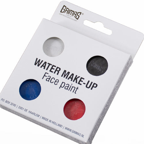 Grimas - Water - Make-Up - Palette - 4 Stuks - The Spotlight Make-Up