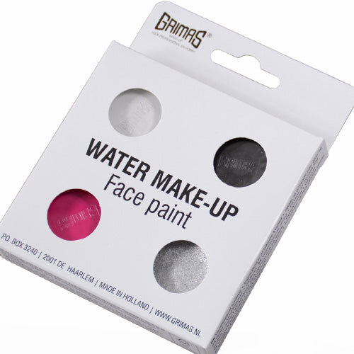 Grimas - Water - Make-Up - Palette - 4 Stuks - The Spotlight Make-Up