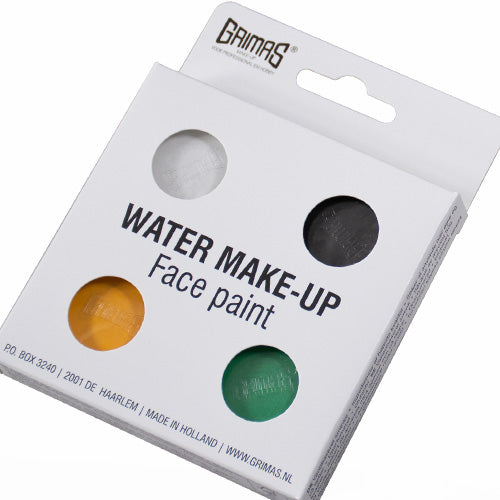 Grimas - Water - Make-Up - Palette - 4 Stuks - The Spotlight Make-Up
