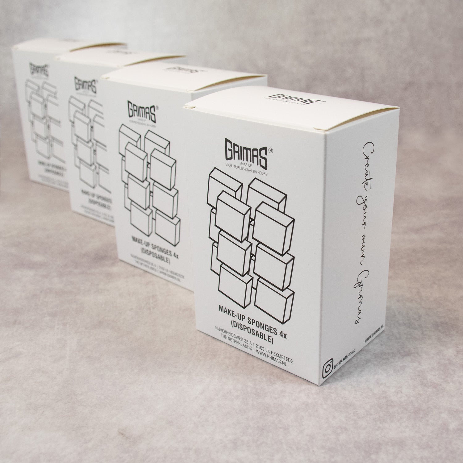 Grimas - Disposable - Make-up - Sponges - The Spotlight Make-Up
