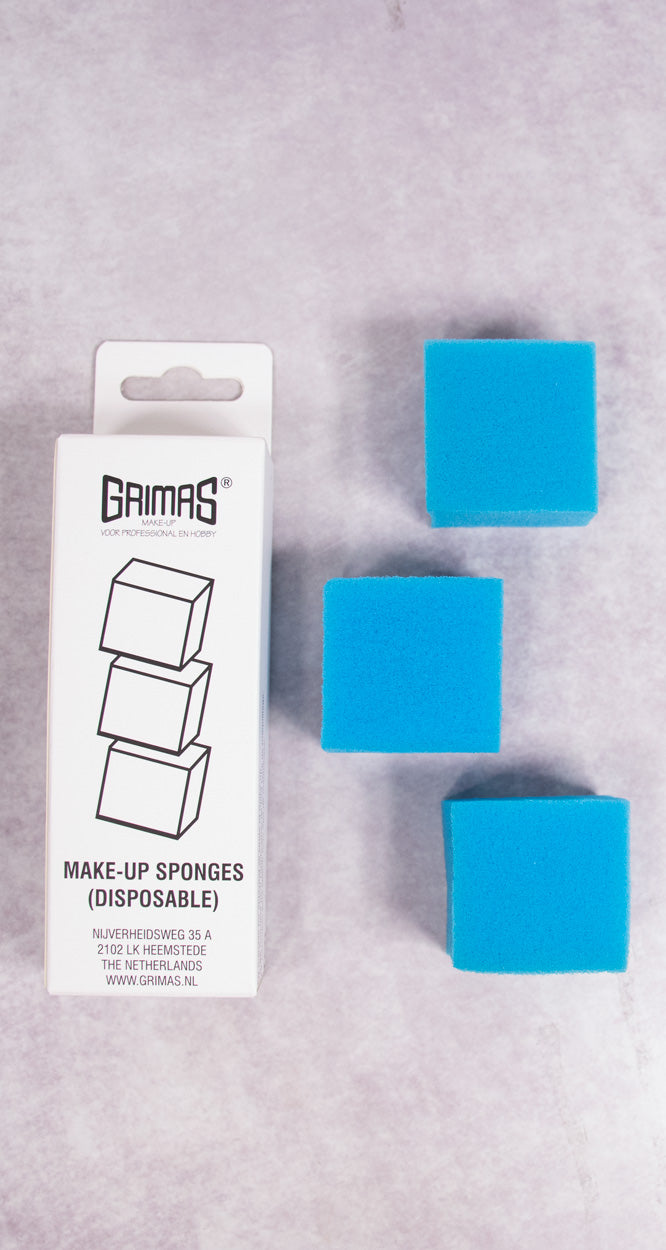 Grimas - Disposable - Make-up - Sponges - The Spotlight Make-Up