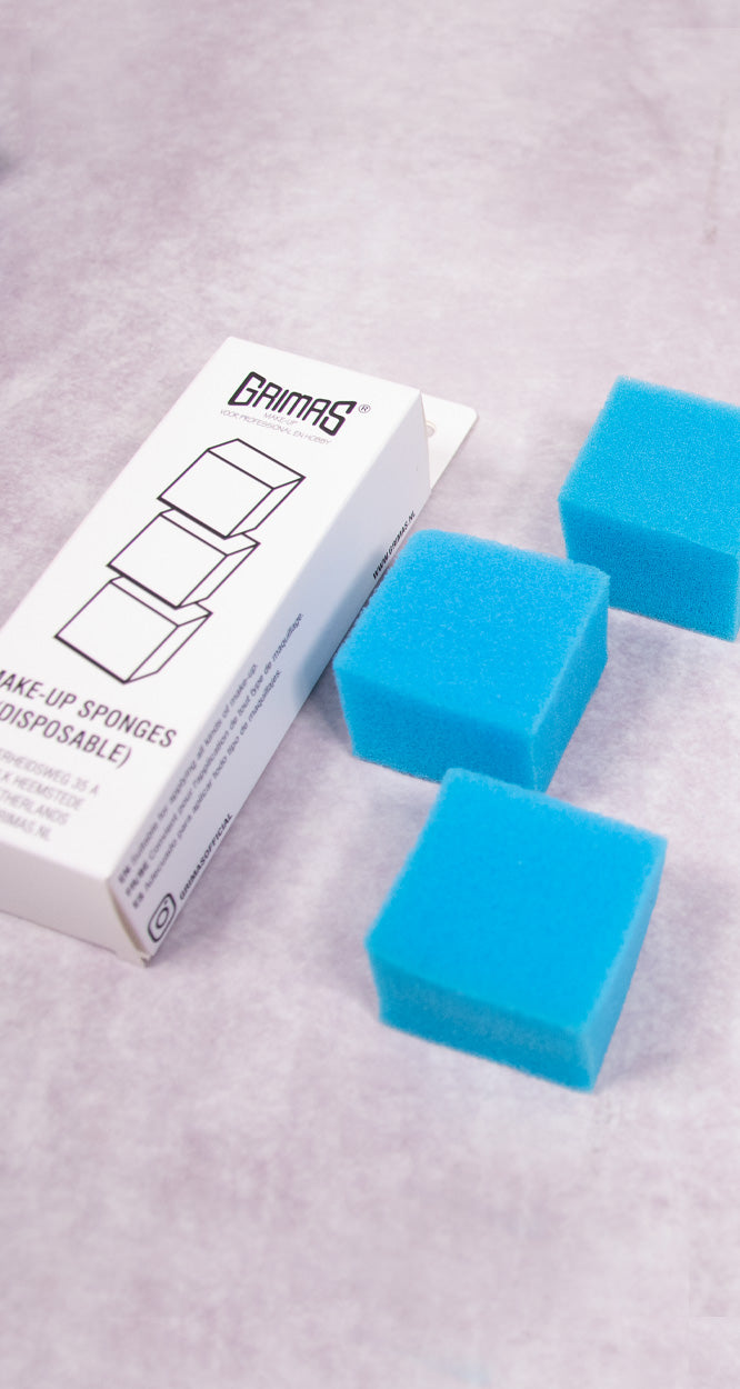 Grimas - Disposable - Make-up - Sponges - The Spotlight Make-Up