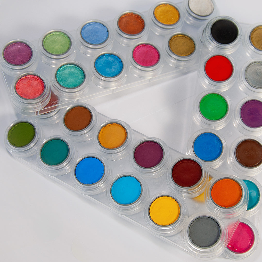 Grimas - Water - Make-Up - Palette - 12 Stuks - The Spotlight Make-Up