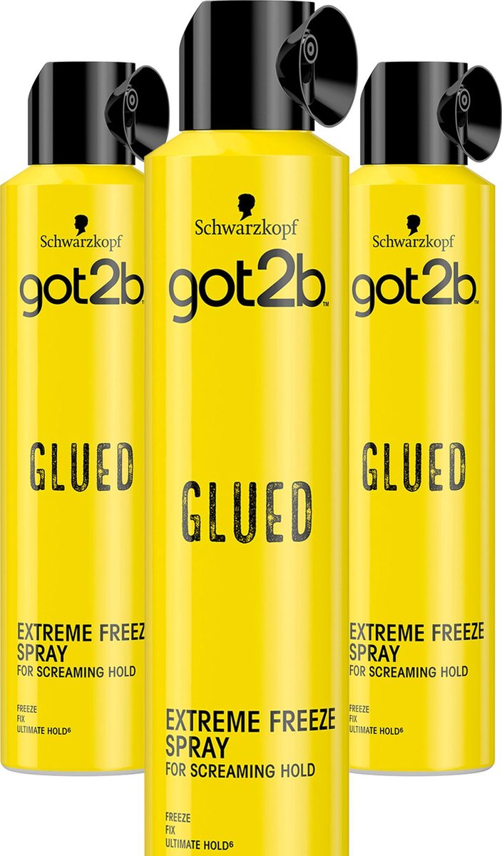 Shwarzkopf - Got2b - Glued - Blasting - Freeze - Hairspray - The Spotlight Make-Up