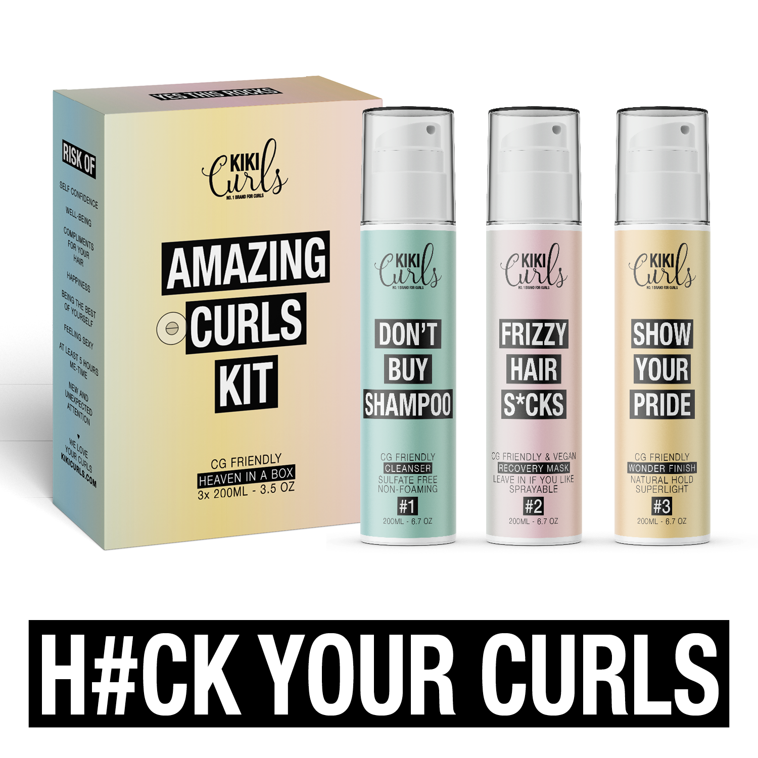 Kiki Curls Heaven in a Box 3x200ml