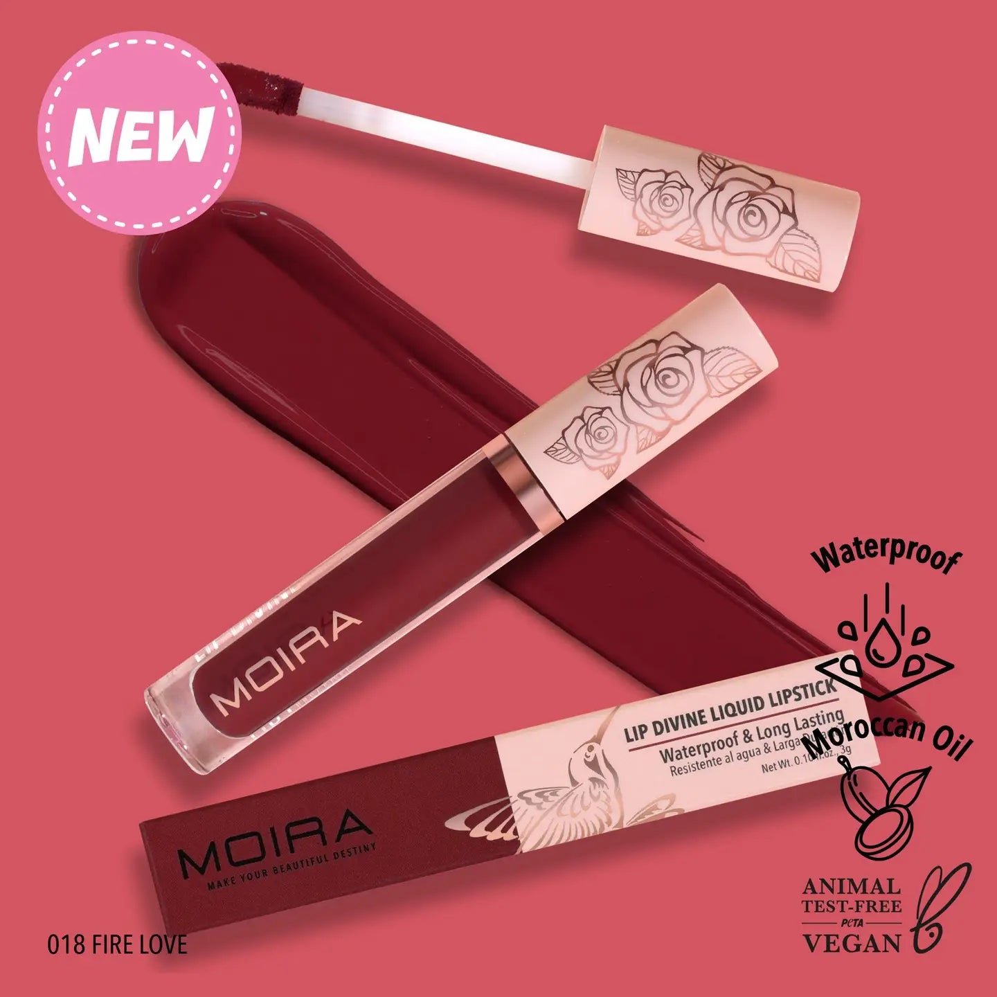 Moira Cosmetics Lip Divine Liquid Lipstick