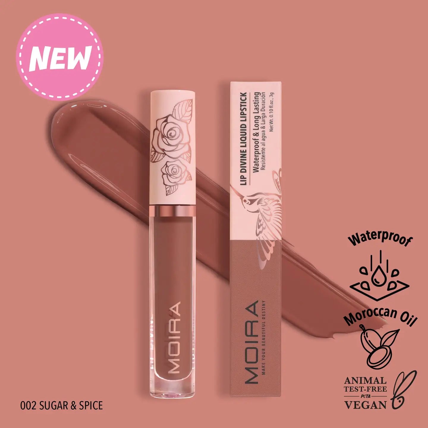 Moira Cosmetics Lip Divine Liquid Lipstick
