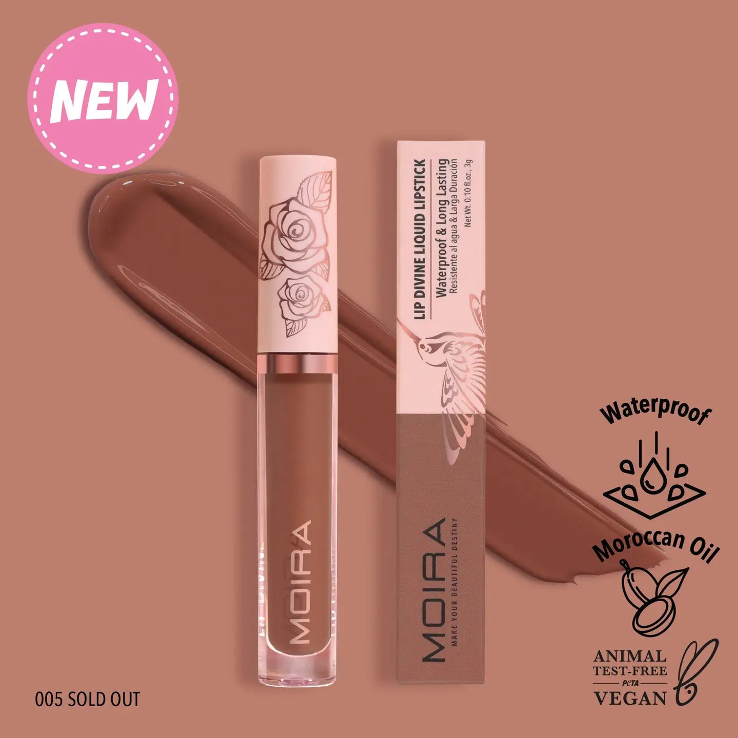 Moira Cosmetics Lip Divine Liquid Lipstick
