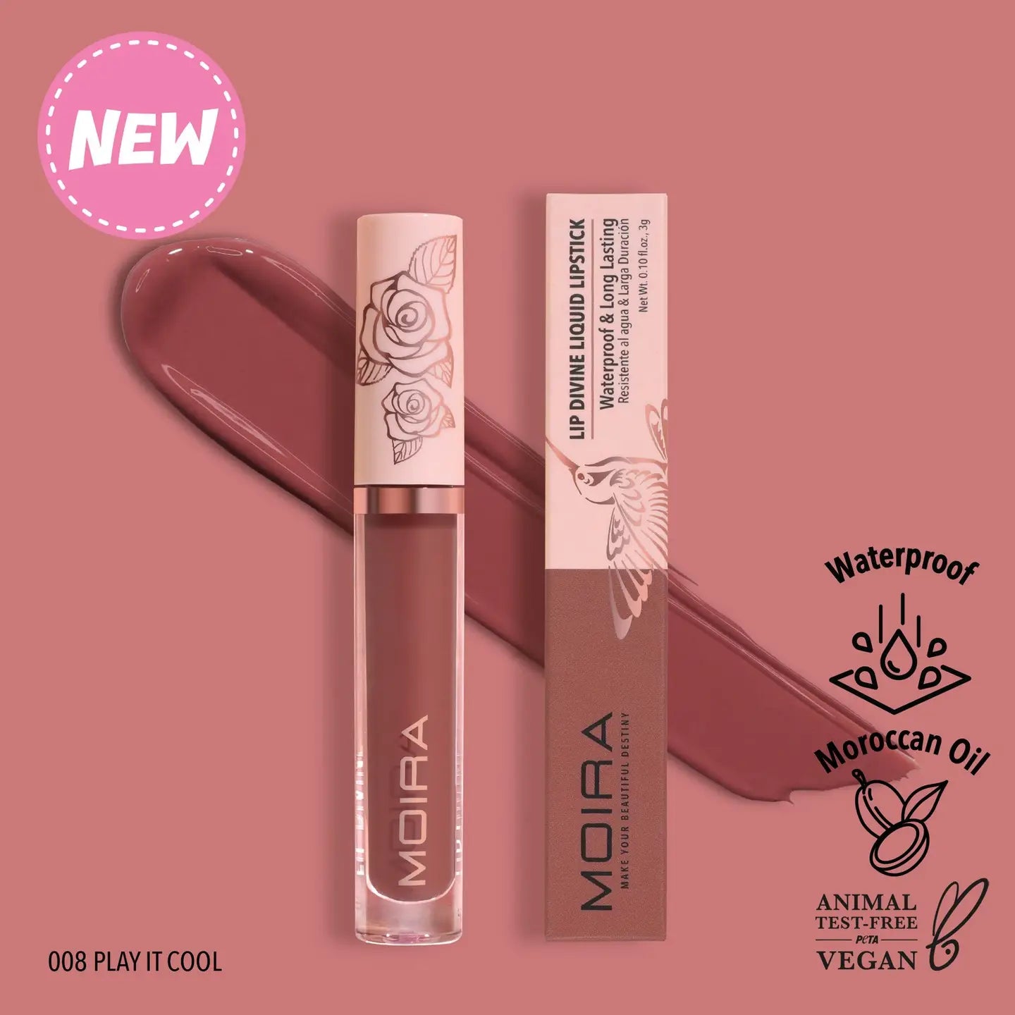 Moira Cosmetics Lip Divine Liquid Lipstick