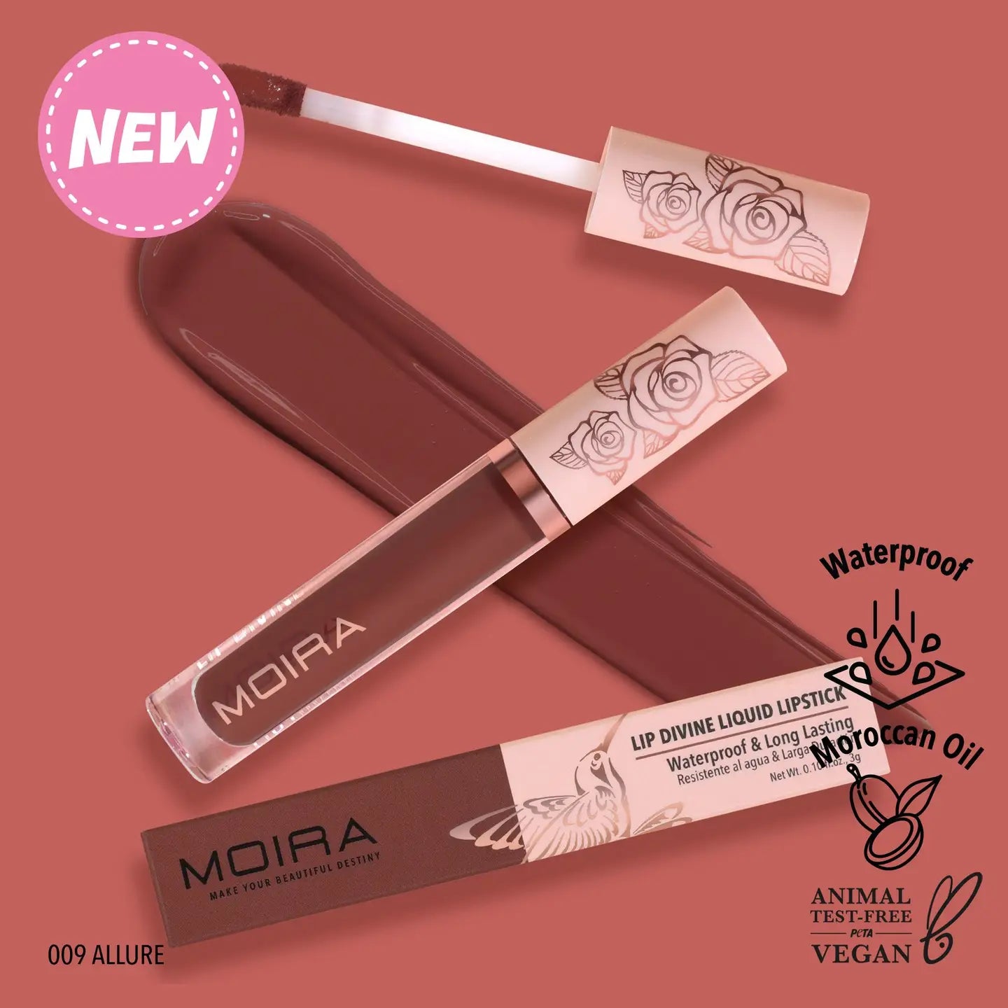 Moira Cosmetics Lip Divine Liquid Lipstick
