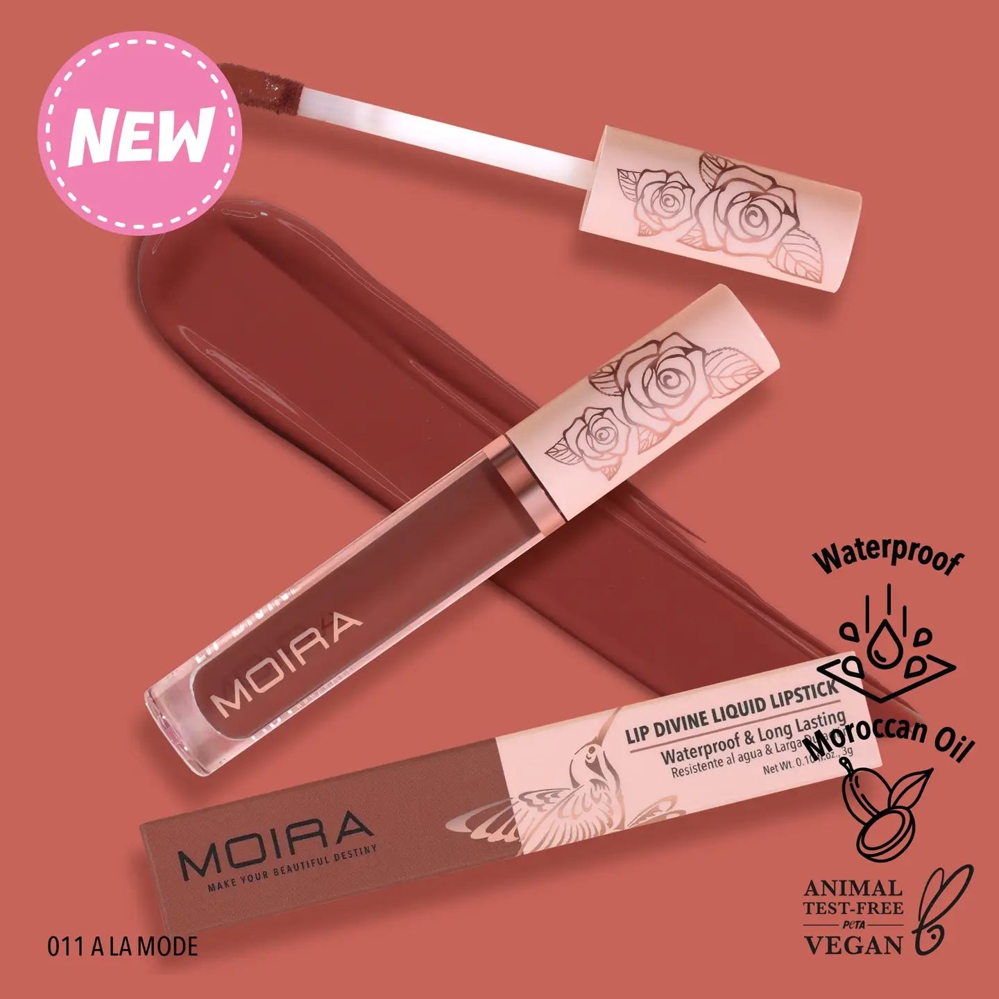 Moira Cosmetics Lip Divine Liquid Lipstick