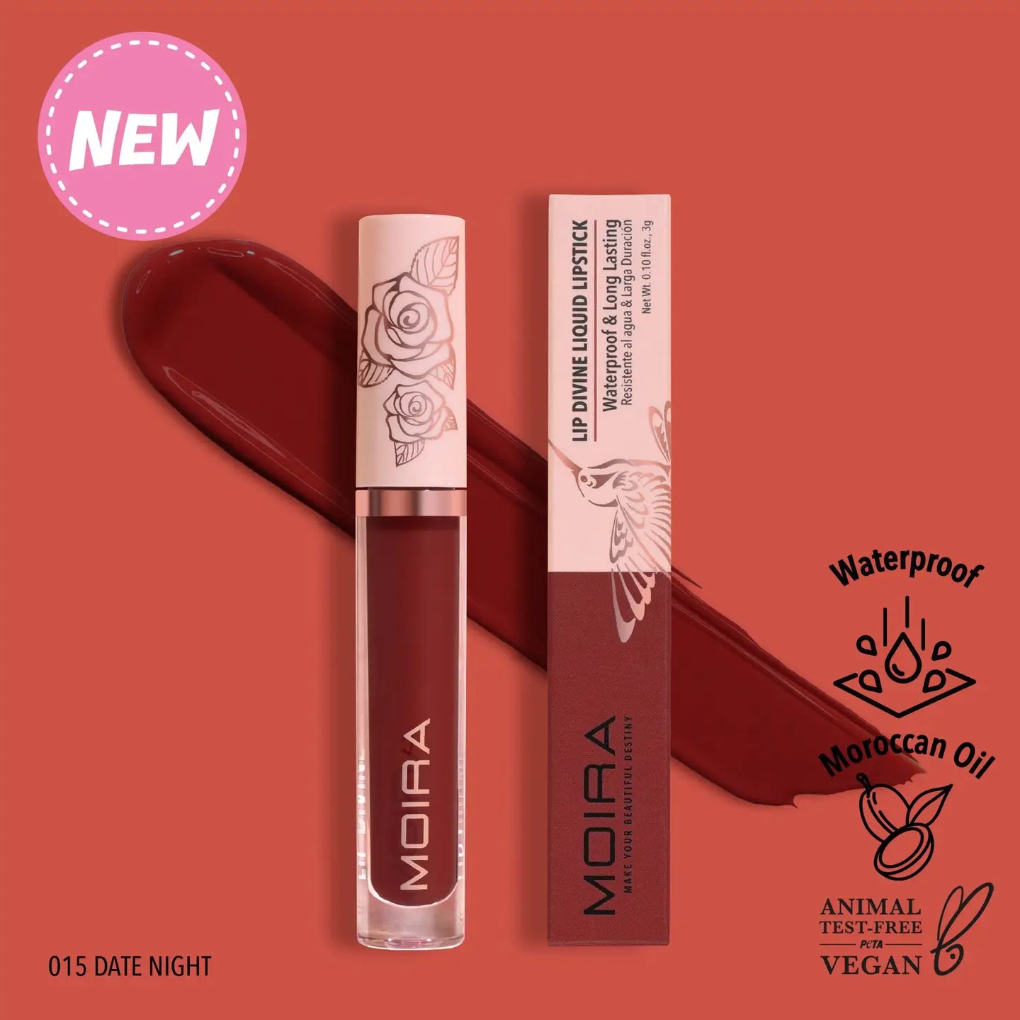 Moira Cosmetics Lip Divine Liquid Lipstick