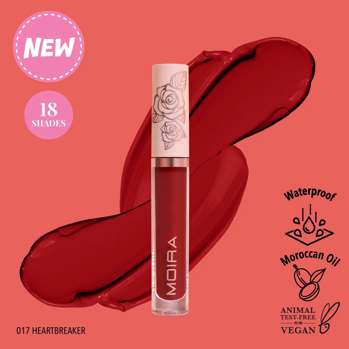 Moira Cosmetics Lip Divine Liquid Lipstick