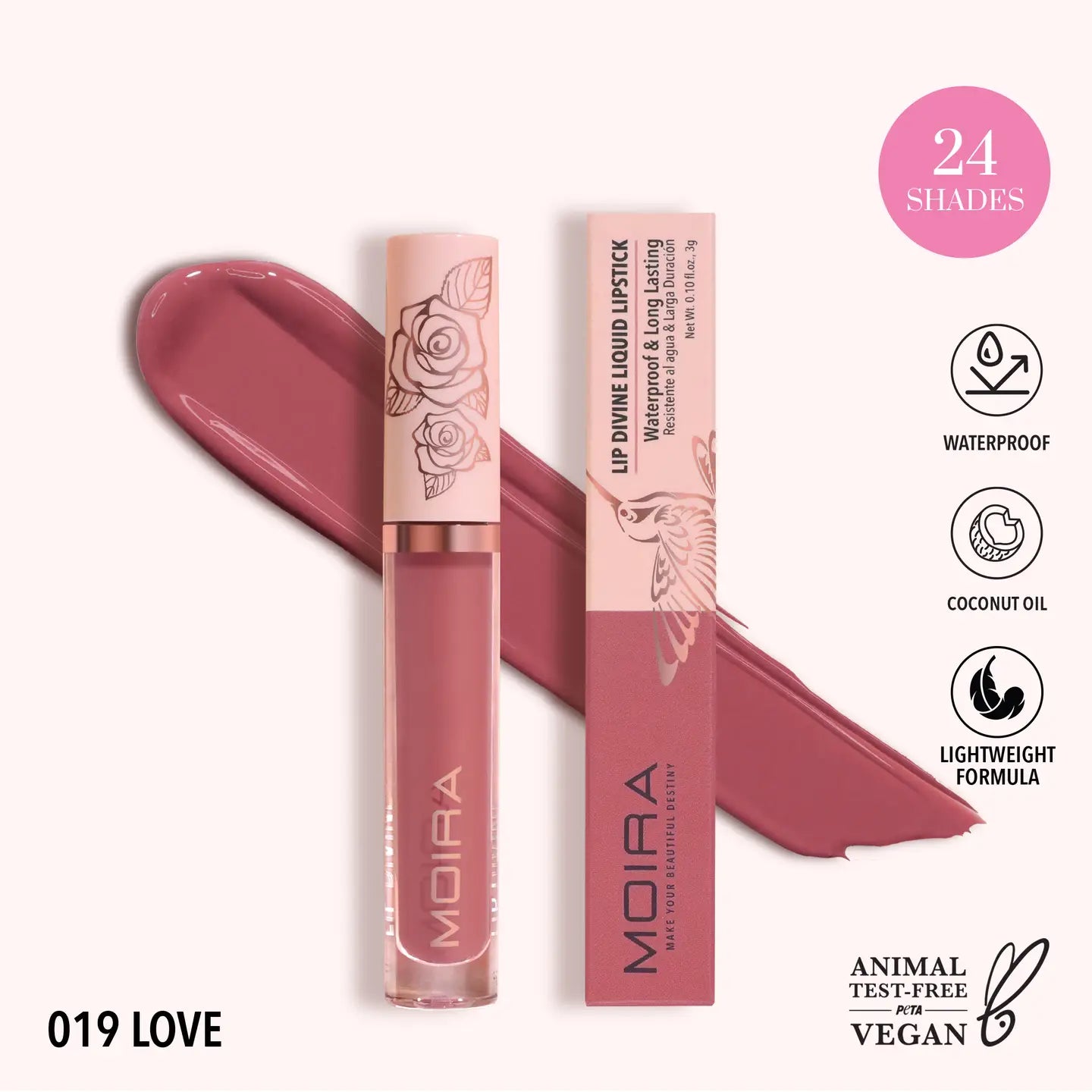 Moira Cosmetics Lip Divine Liquid Lipstick