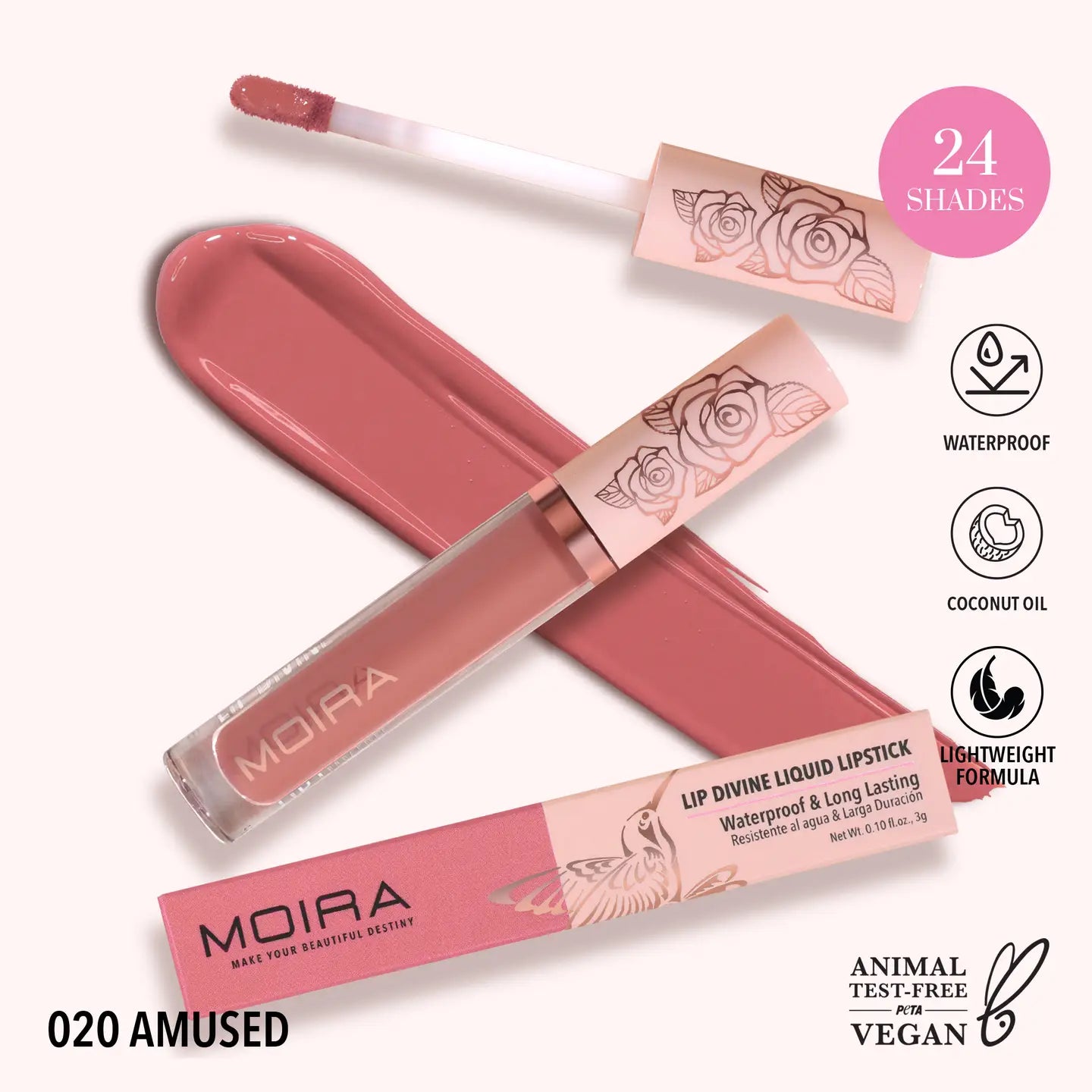 Moira Cosmetics Lip Divine Liquid Lipstick