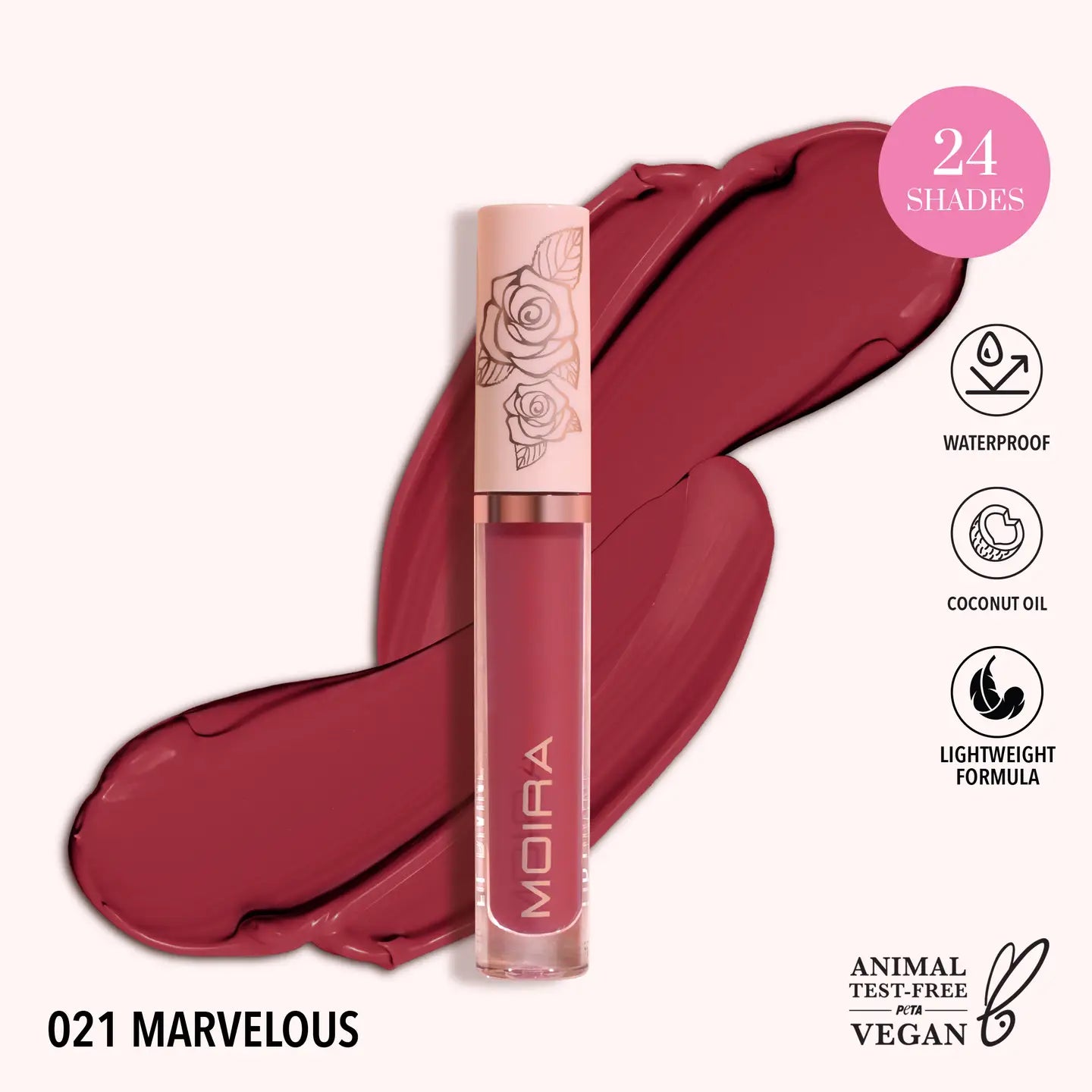Moira Cosmetics Lip Divine Liquid Lipstick