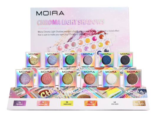 Moira Make-up Display Chroma Light Shadow (013-024) 36st - The Spotlight Make-Up