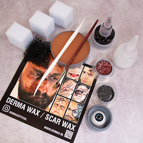 Grimas - Dermawax - Or - Spatula - The Spotlight Make-Up