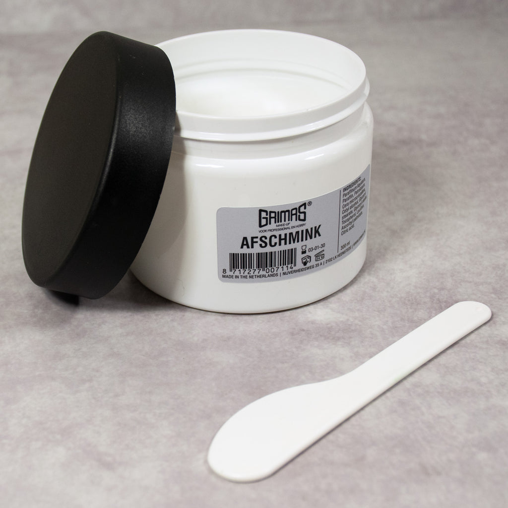 afschmink en spatula