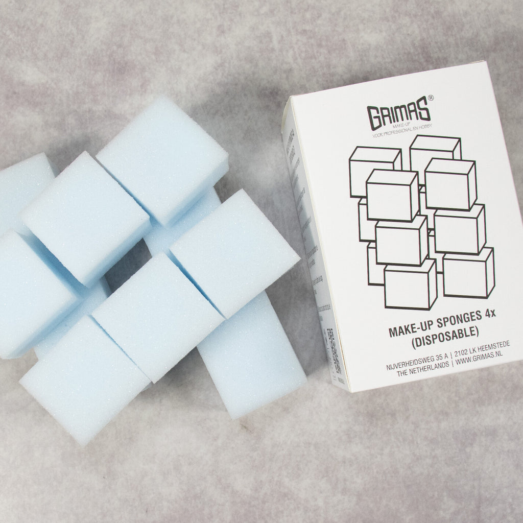 grimas-make-up-sponges-disposable-make-up-sponsjes 4 verpakking