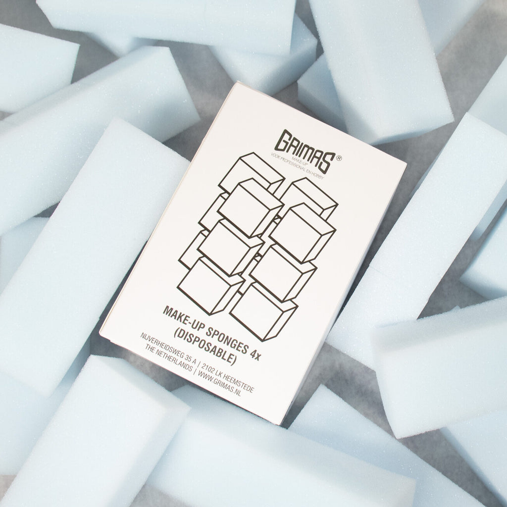 grimas-make-up-sponges-disposable-make-up-sponsjes 4 verpakking
