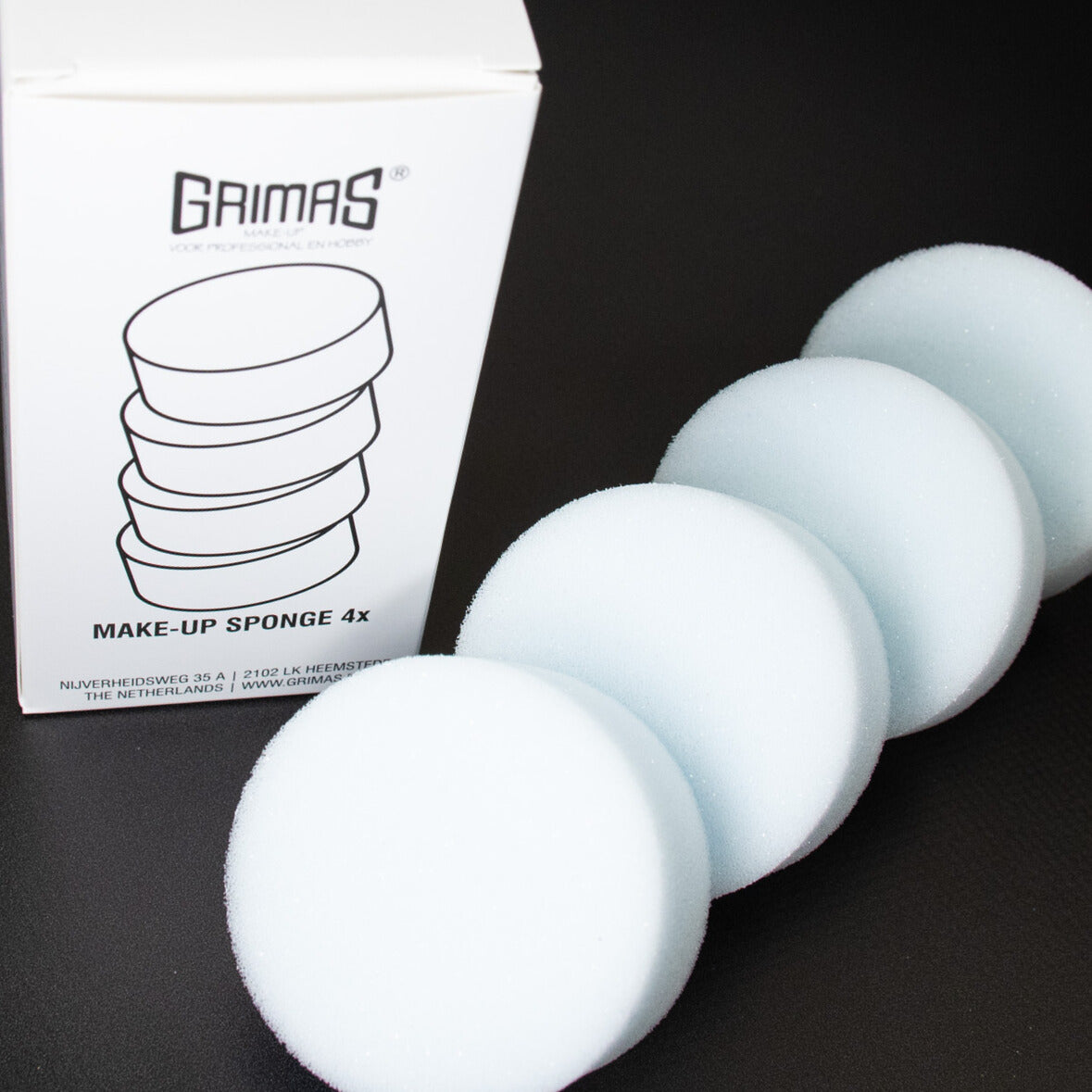 grimas-make-up-sponges 4 verpakking