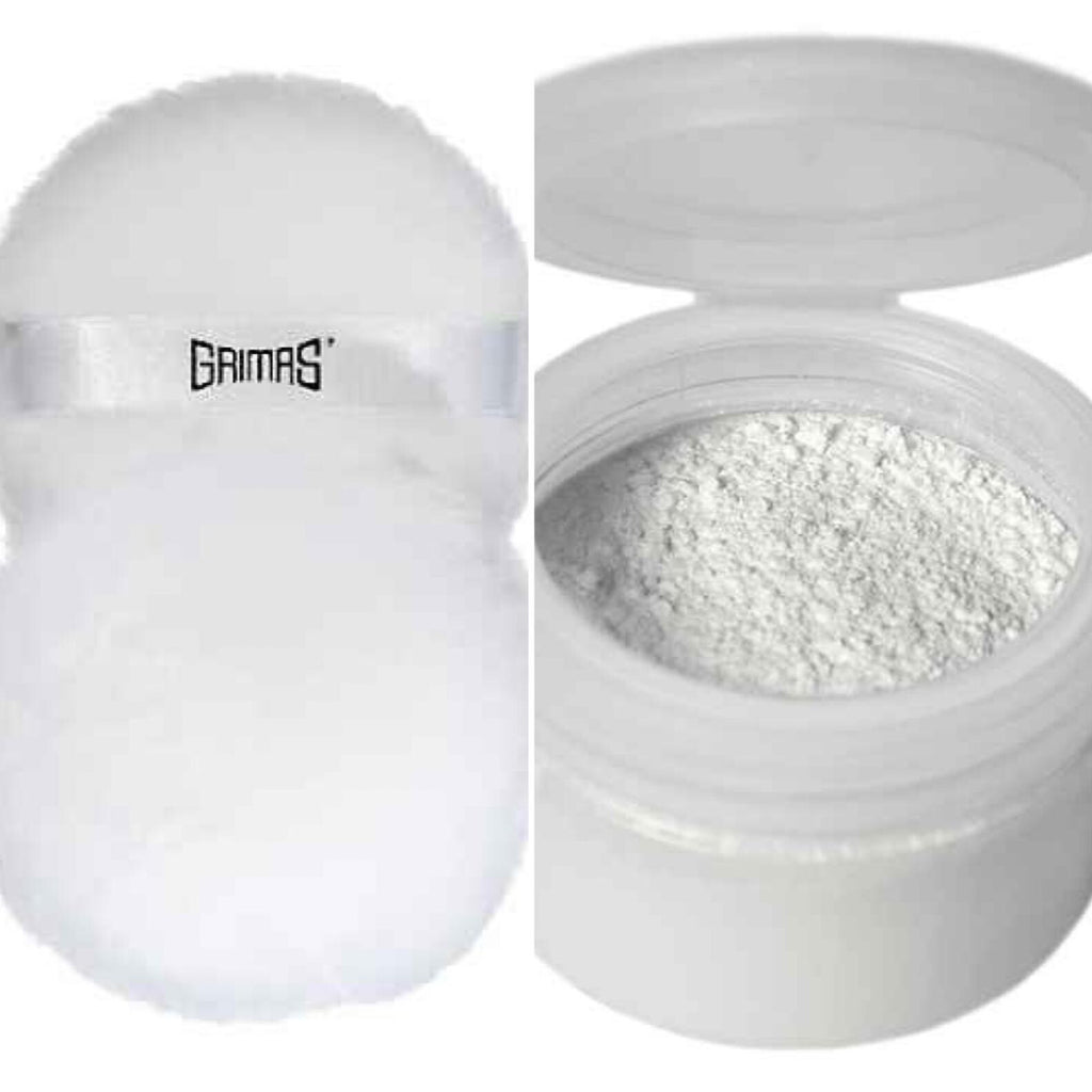 grimas-powder-puff en transparant poeder