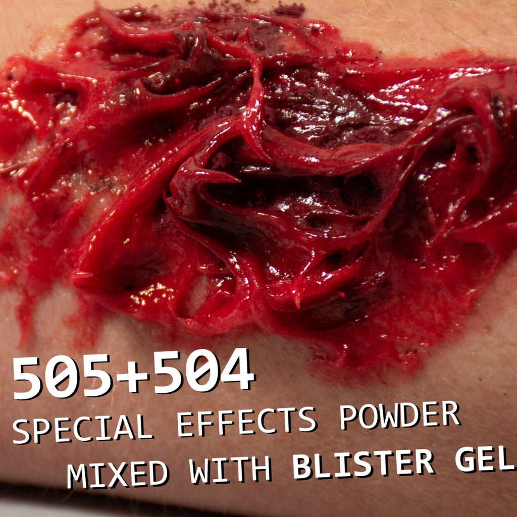 grimas-special-effects-powder-kleurrijk-fijnpoeder 504 en 505 Grimas Blistergel