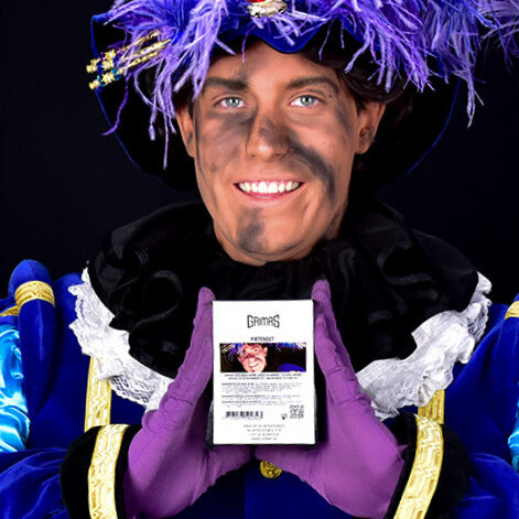 Roetveegpiet met verpakking