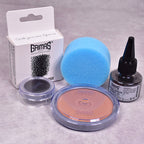 make-up sponge, special effects powder 101, cake make-up 108, water make-up 101, stoppelsponge