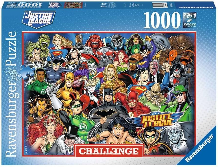 🦸‍♂️🧩 Ravensburger DC Comics Challenge Puzzel – 1000 Stukjes - The Spotlight Make-Up
