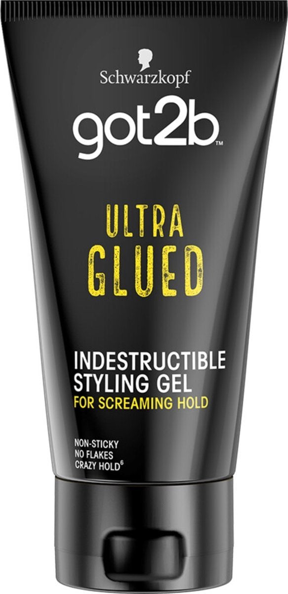 Schwarzkopf - Got2b - Ultra - Glued - Styling - Gel - Non - Sticky - The Spotlight Make-Up
