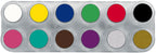 Grimas - Water - Make-Up - Palette - 12 Stuks - The Spotlight Make-Up