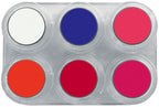 Grimas - Water - Make-Up - Palette - 6 Stuks - The Spotlight Make-Up